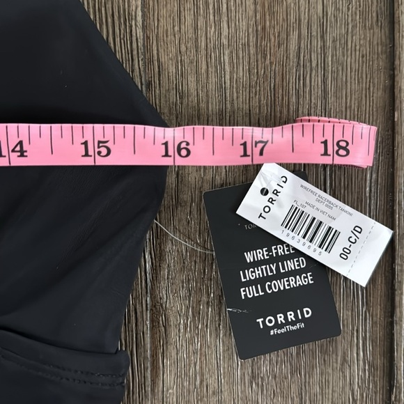 Torrid Wire-Free Racerback Tankini Black - Picture 12 of 13